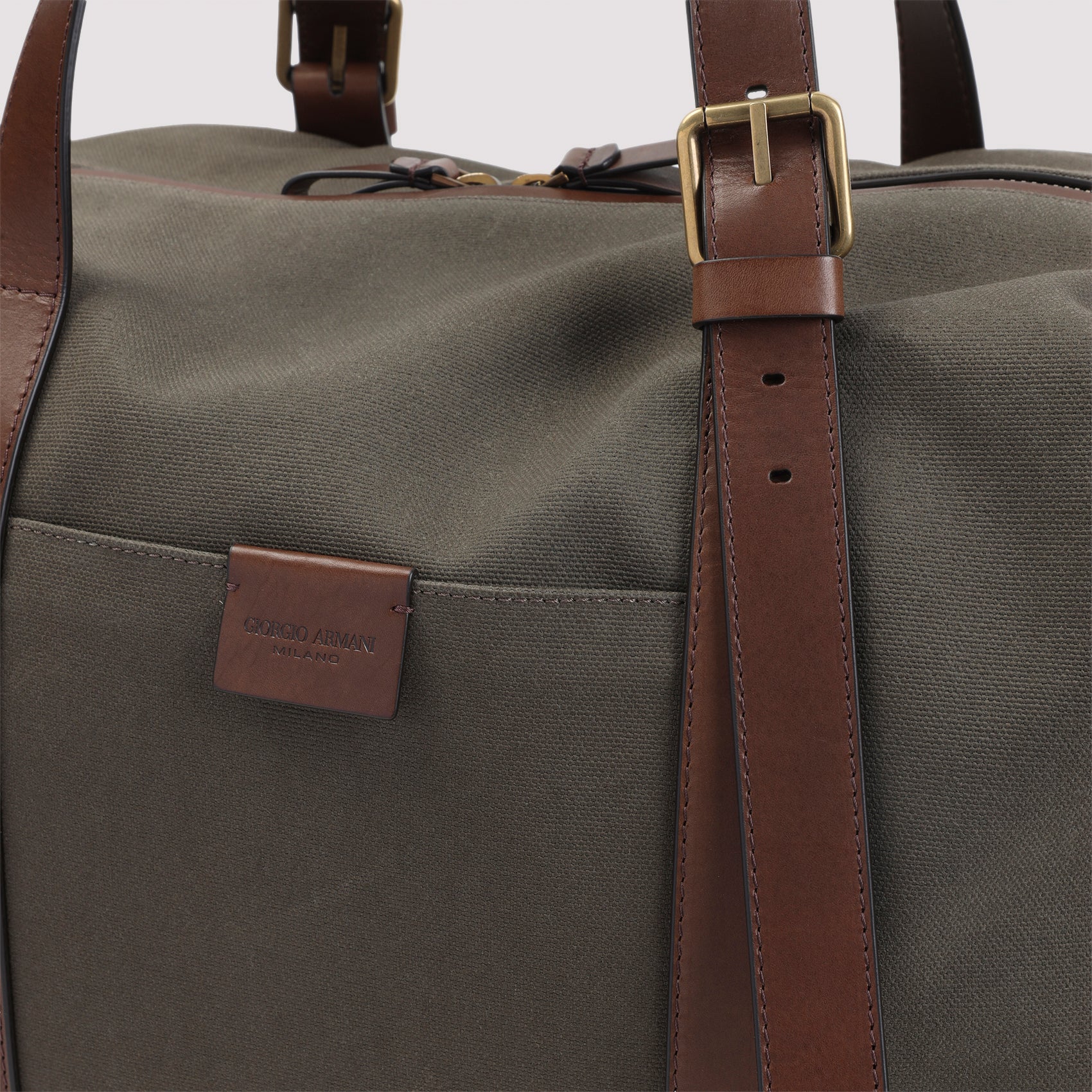 Holdall Bag Brown Cotton