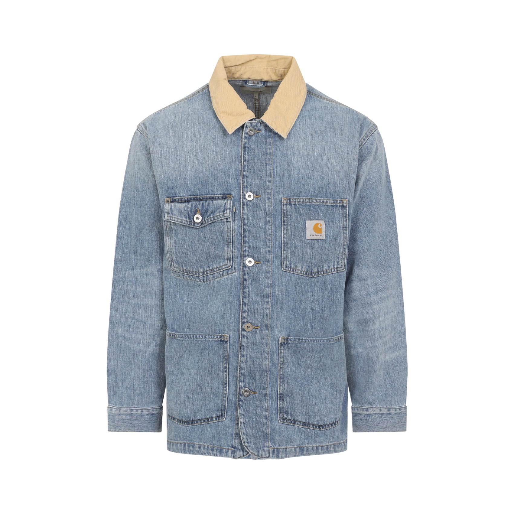 Warren Chore Coat Blue Cotton Jacket
