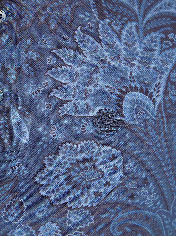 Polo Roma Blue Cotone Maglia