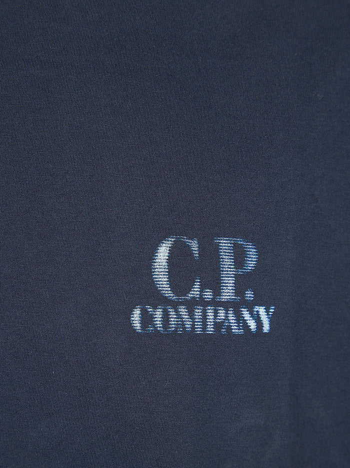 30-1 Jersey Comfort Logo T-shirt Blue