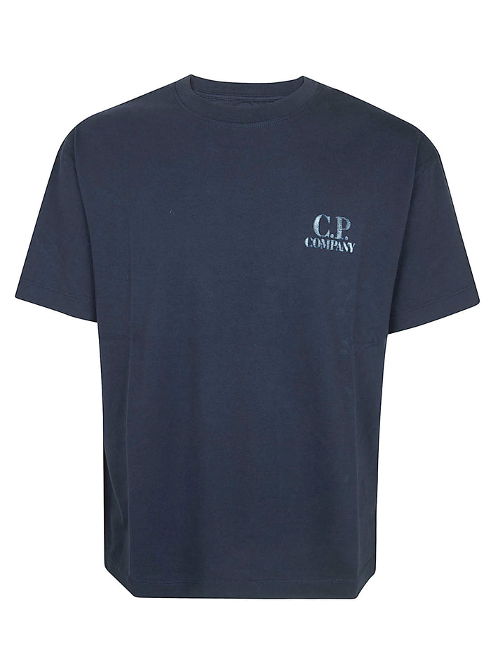 30-1 Jersey Comfort Logo T-shirt Blue