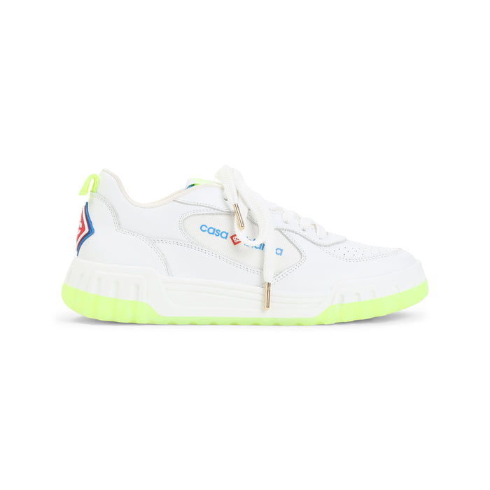Court Sneakers White Leather Rubber