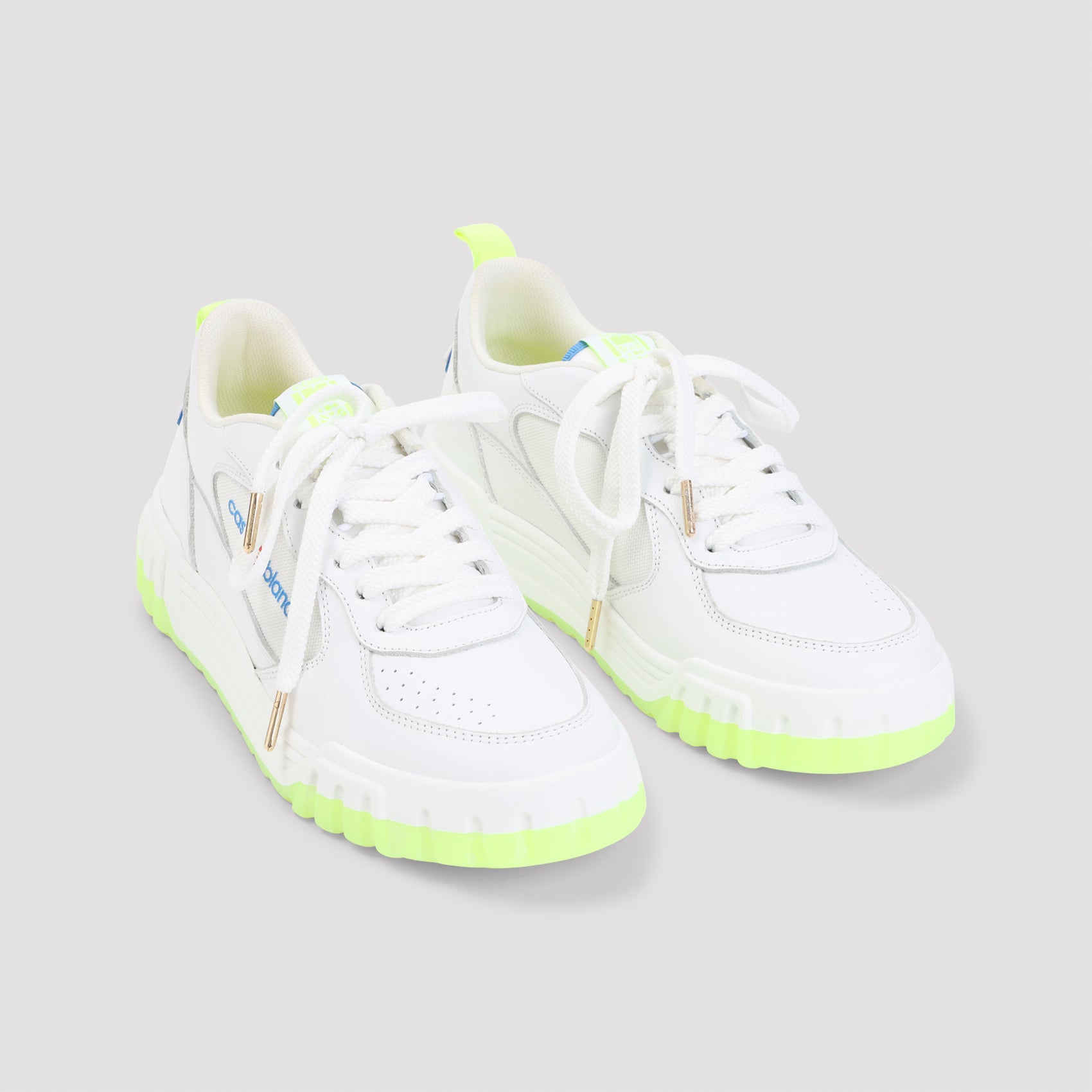 Court Sneakers White Leather Rubber