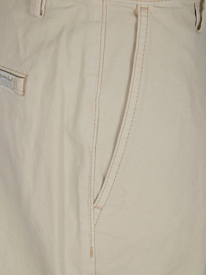 Trouser Shorts Nude & Neutrals Cotton Jean