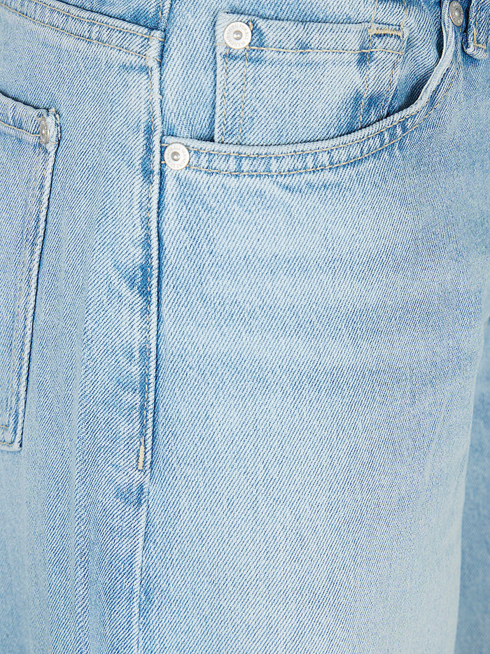 Willow Wide Blue Cotton Elastane Jean