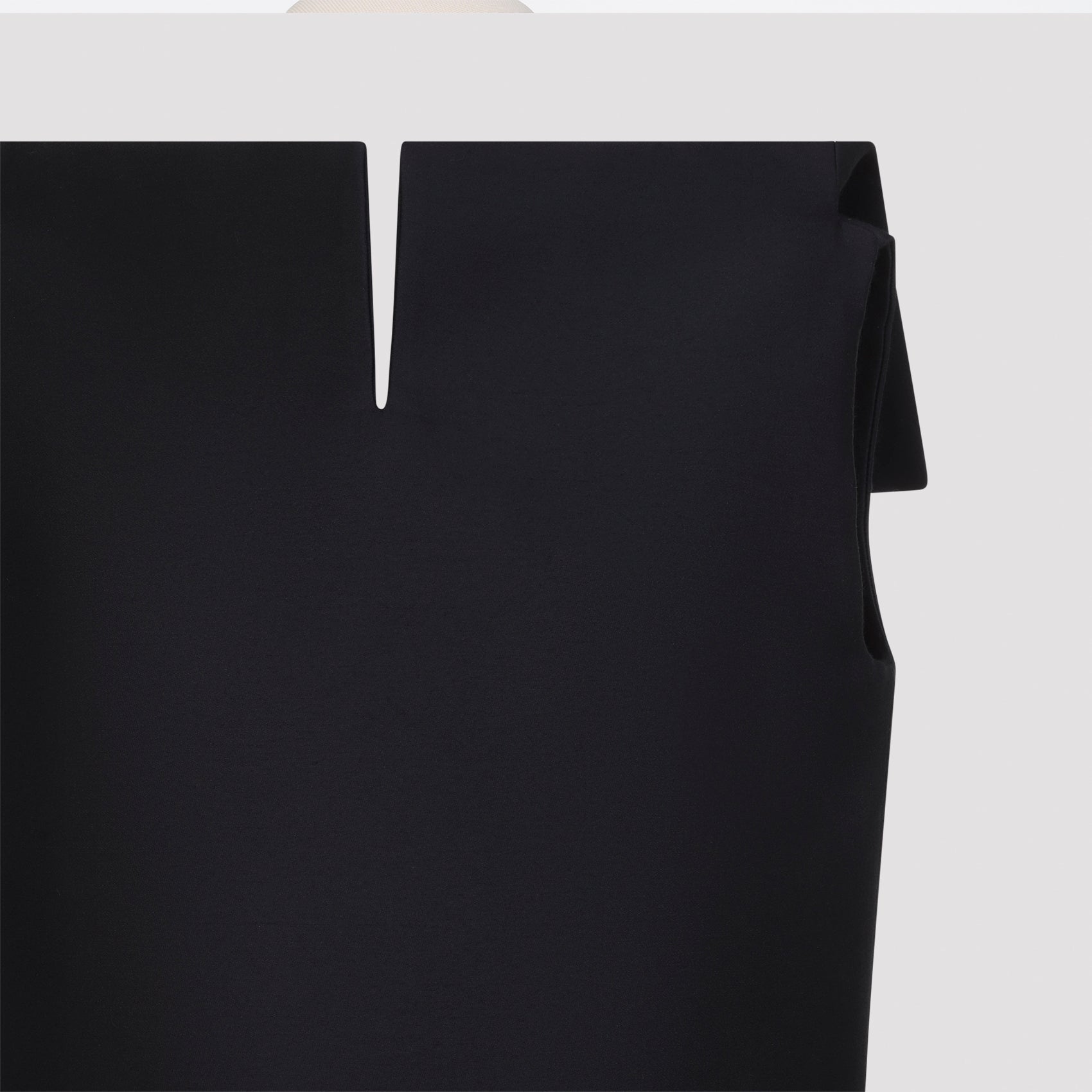 Vareuse Dress Black Wool Silk Polyester