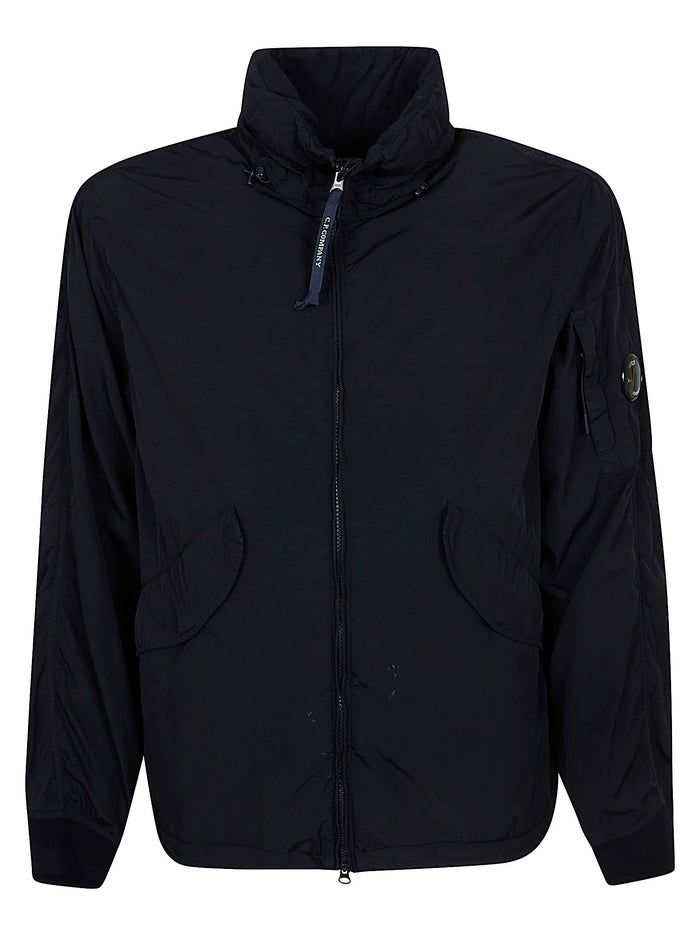 Chrome-r Lens Short Jacket Blue Giacca