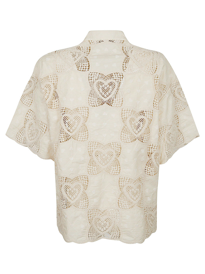 Wanderlust Shirt Nude & Neutrals Cotton Polyamide Camicia