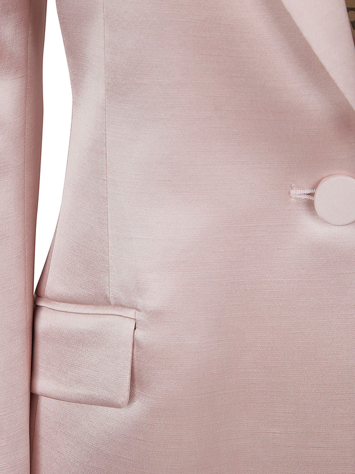 Bianca - Fitted Blazer Pink & Purple Vi Li