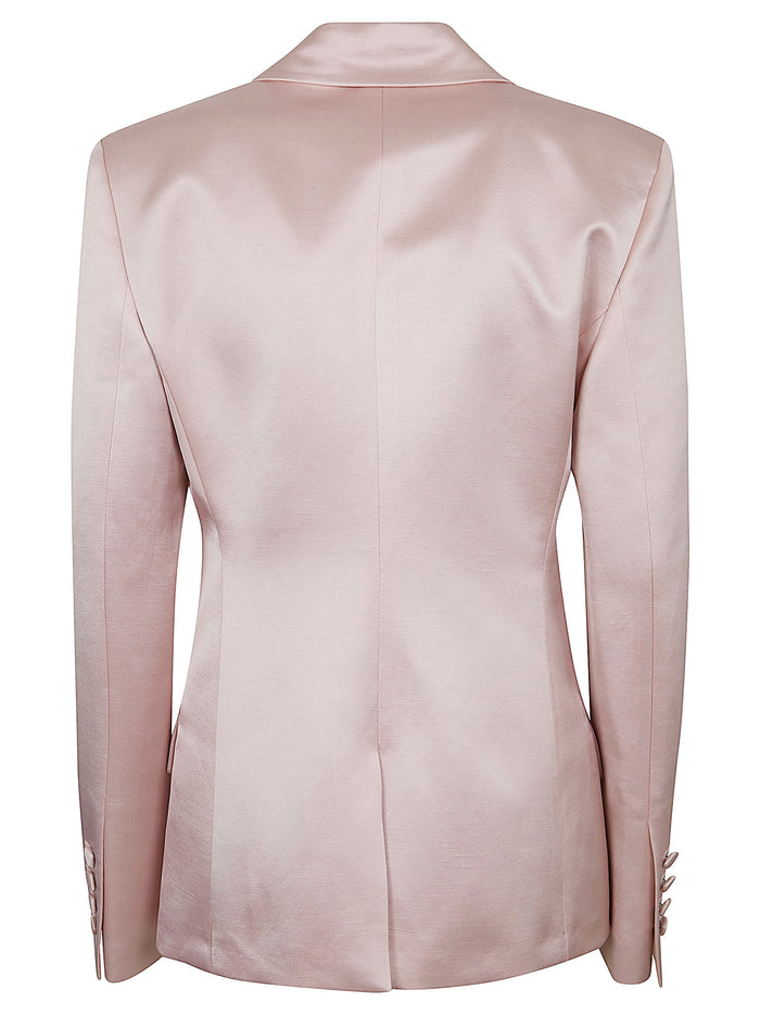 Bianca - Fitted Blazer Pink & Purple Vi Li