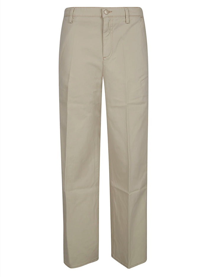 Wide Trouser Nude & Neutrals Cotton | Jean