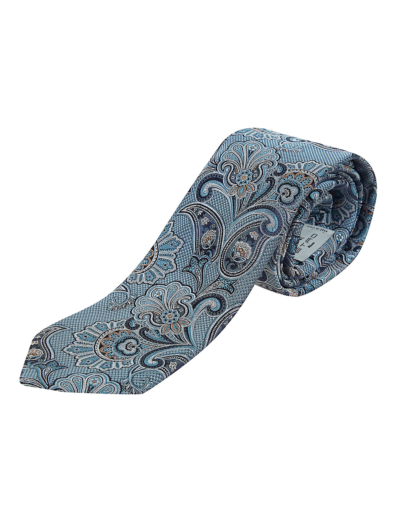 Tie 8 Cm Multicolour Seta Cravatta