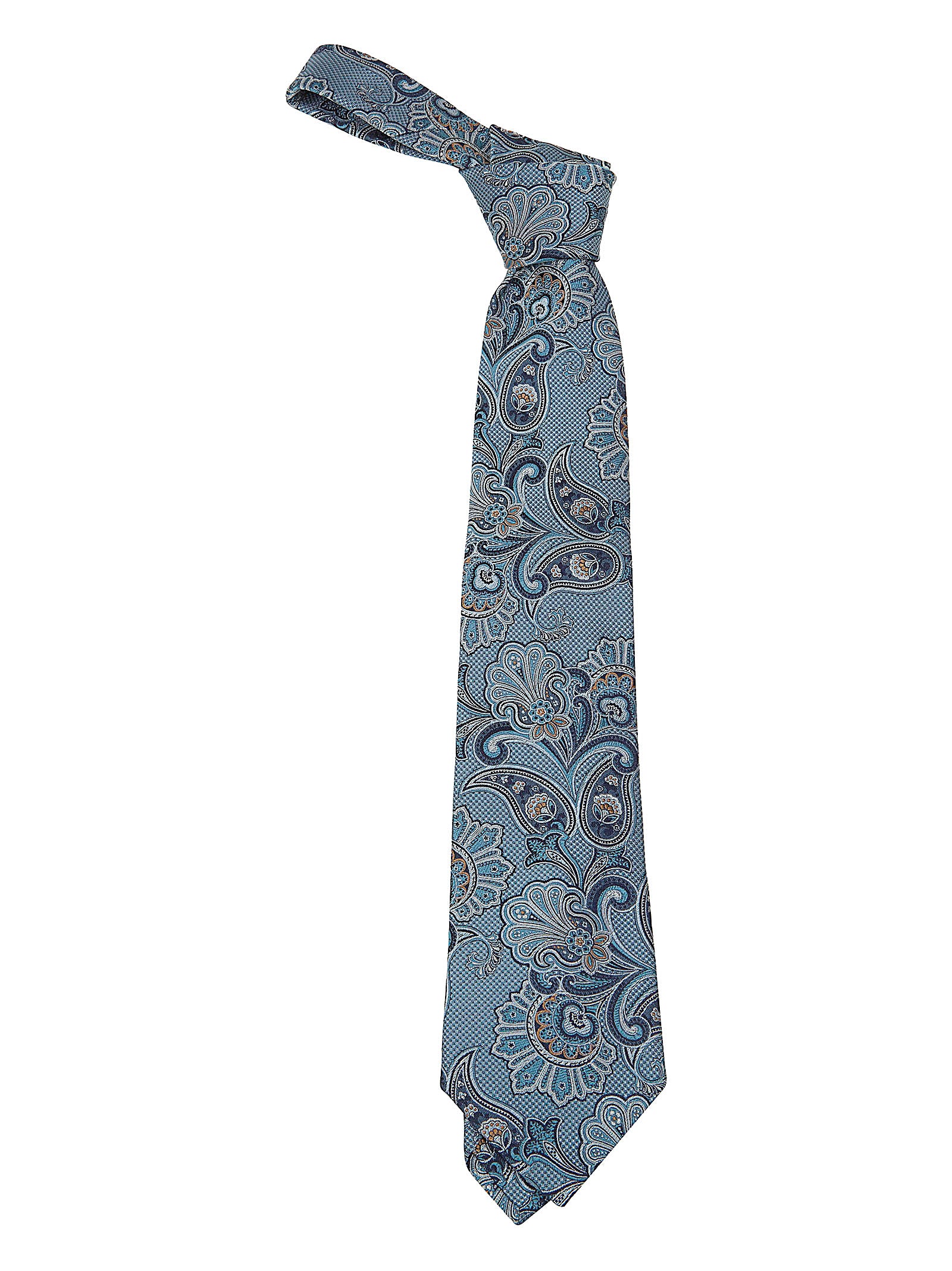Tie 8 Cm Multicolour Seta Cravatta