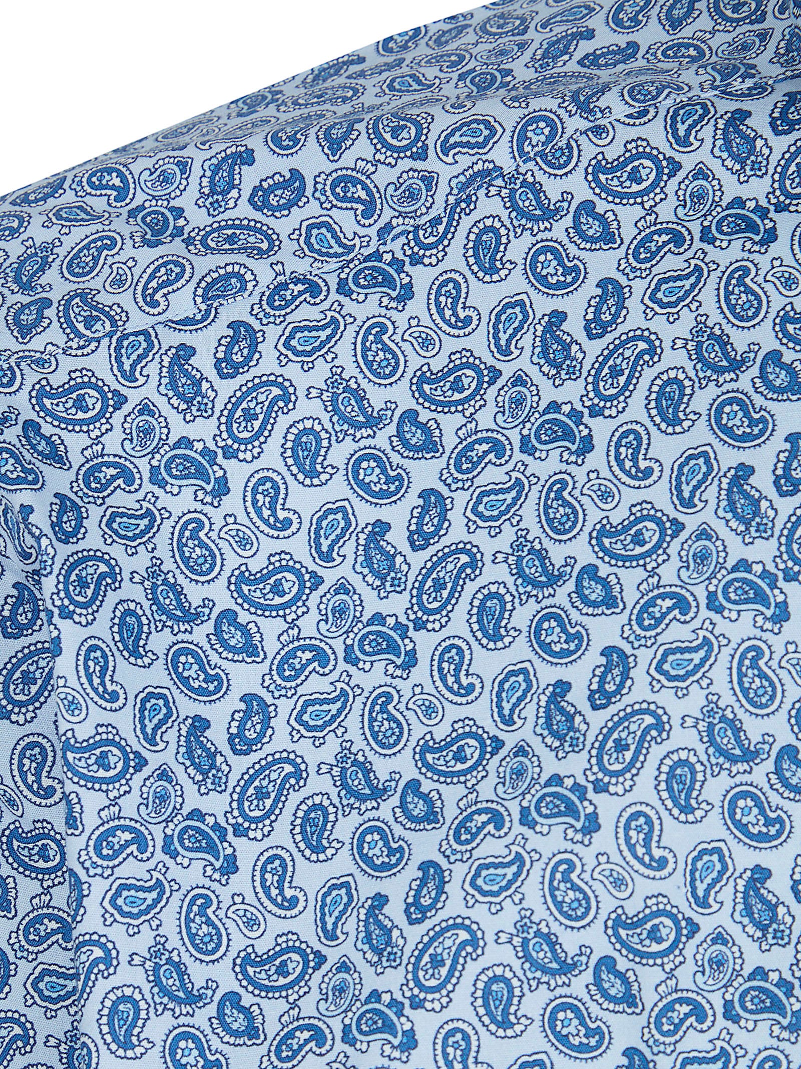 Shirt Roma Blue Cotoneelastan Camicia