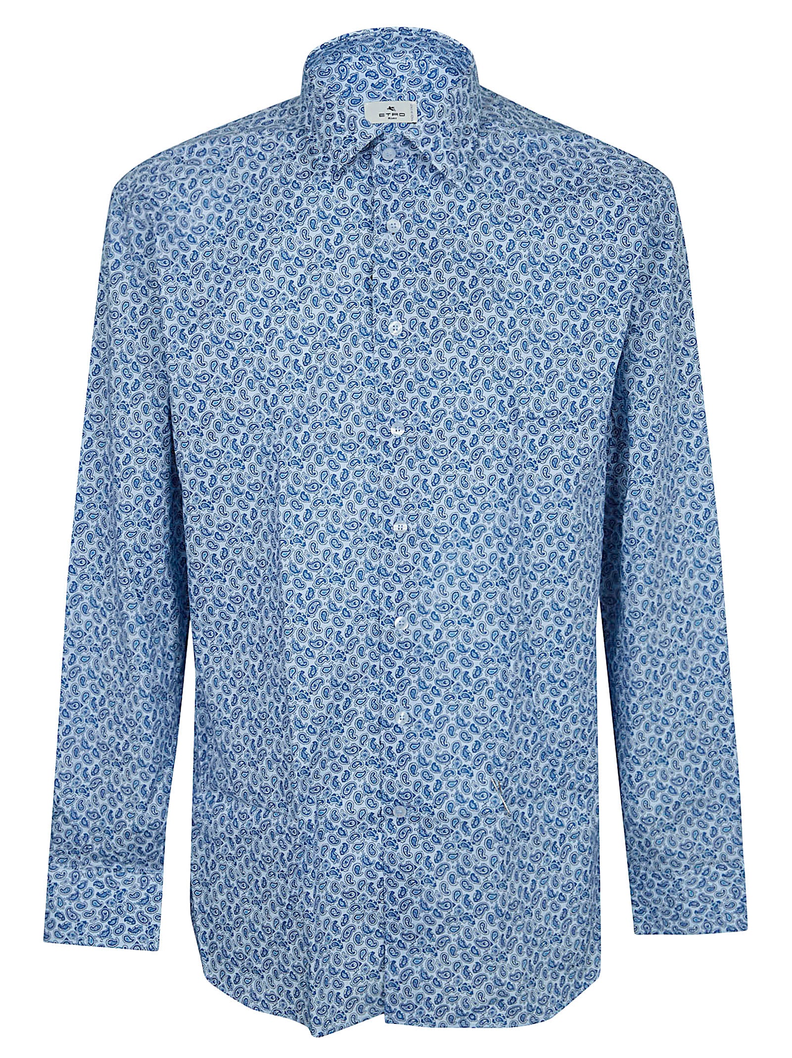 Shirt Roma Blue Cotoneelastan Camicia