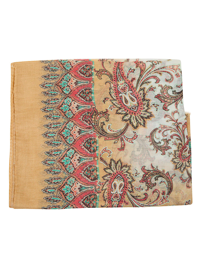 Mens Orfeo Scarf 70x201 Multicolour Modallinoseta Sciarpa