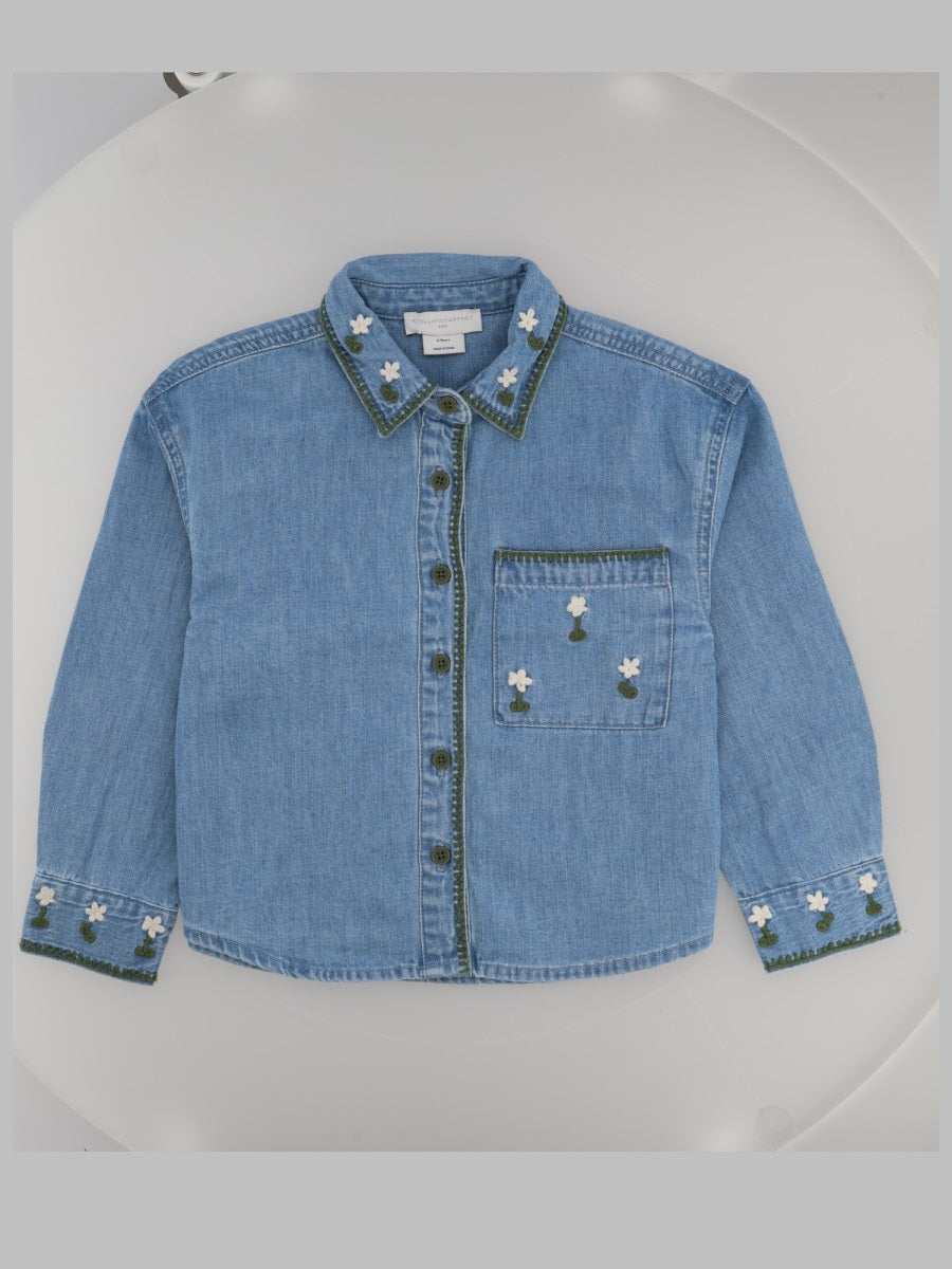 Shirt Blue Cotton