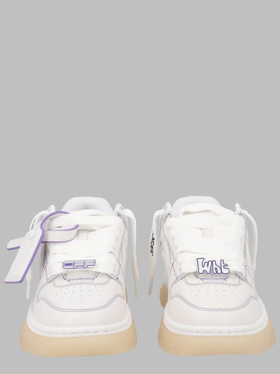 Sneakers Out Of Office Chunky White Cow Leather