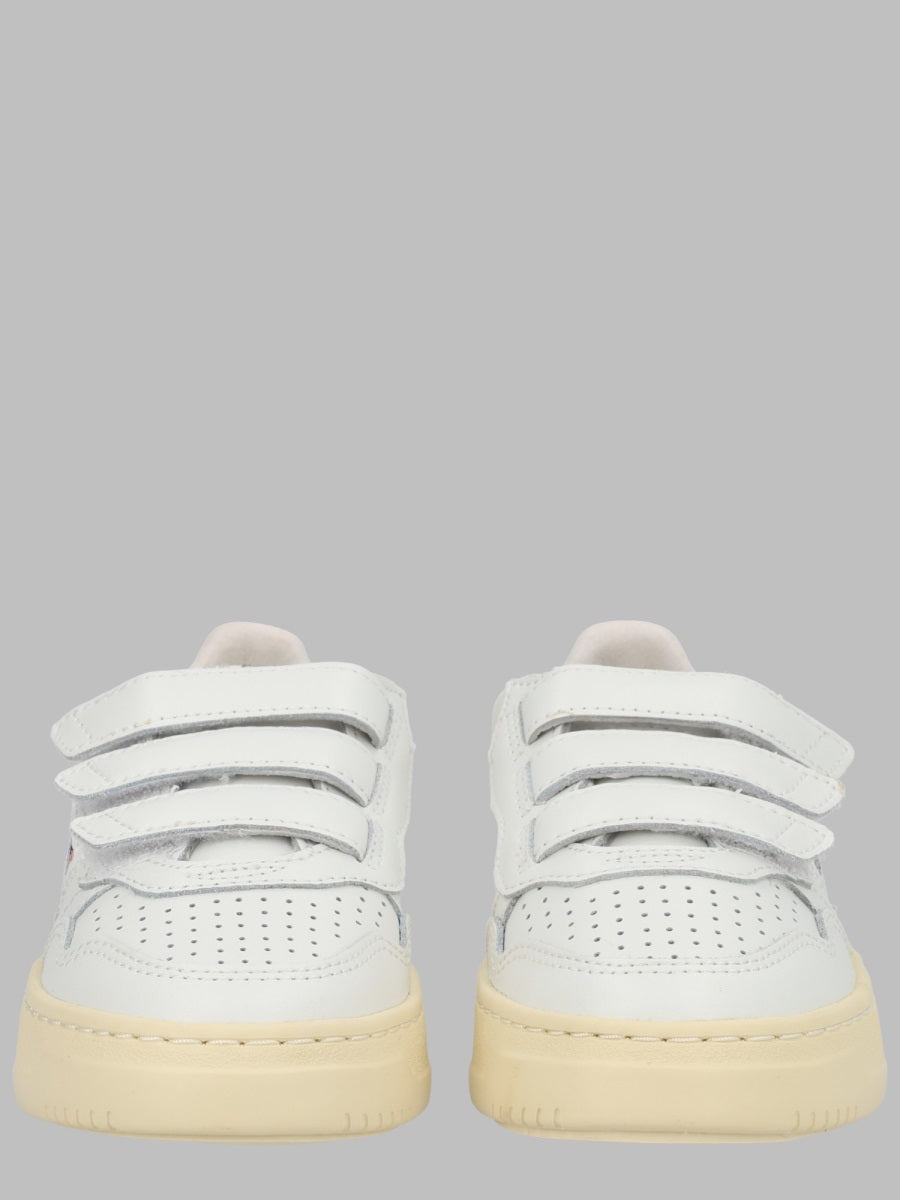 Trainers Kidstripes Low White Leather Cow