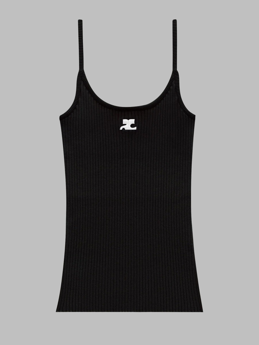 Tank Top Reedition Knit Black