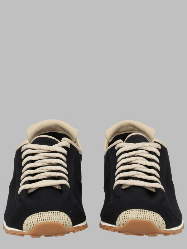 Sneakers Las Tennis Cotton Black