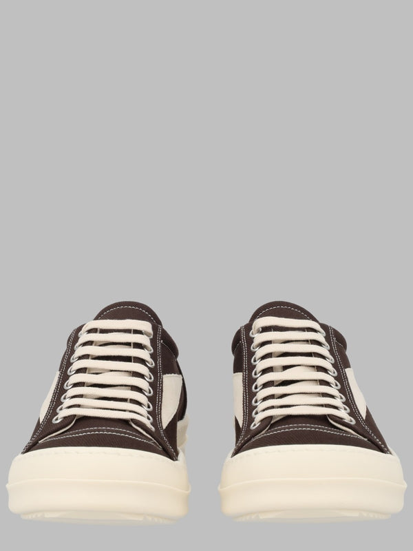 Vintage Sneakers Brown Cotton