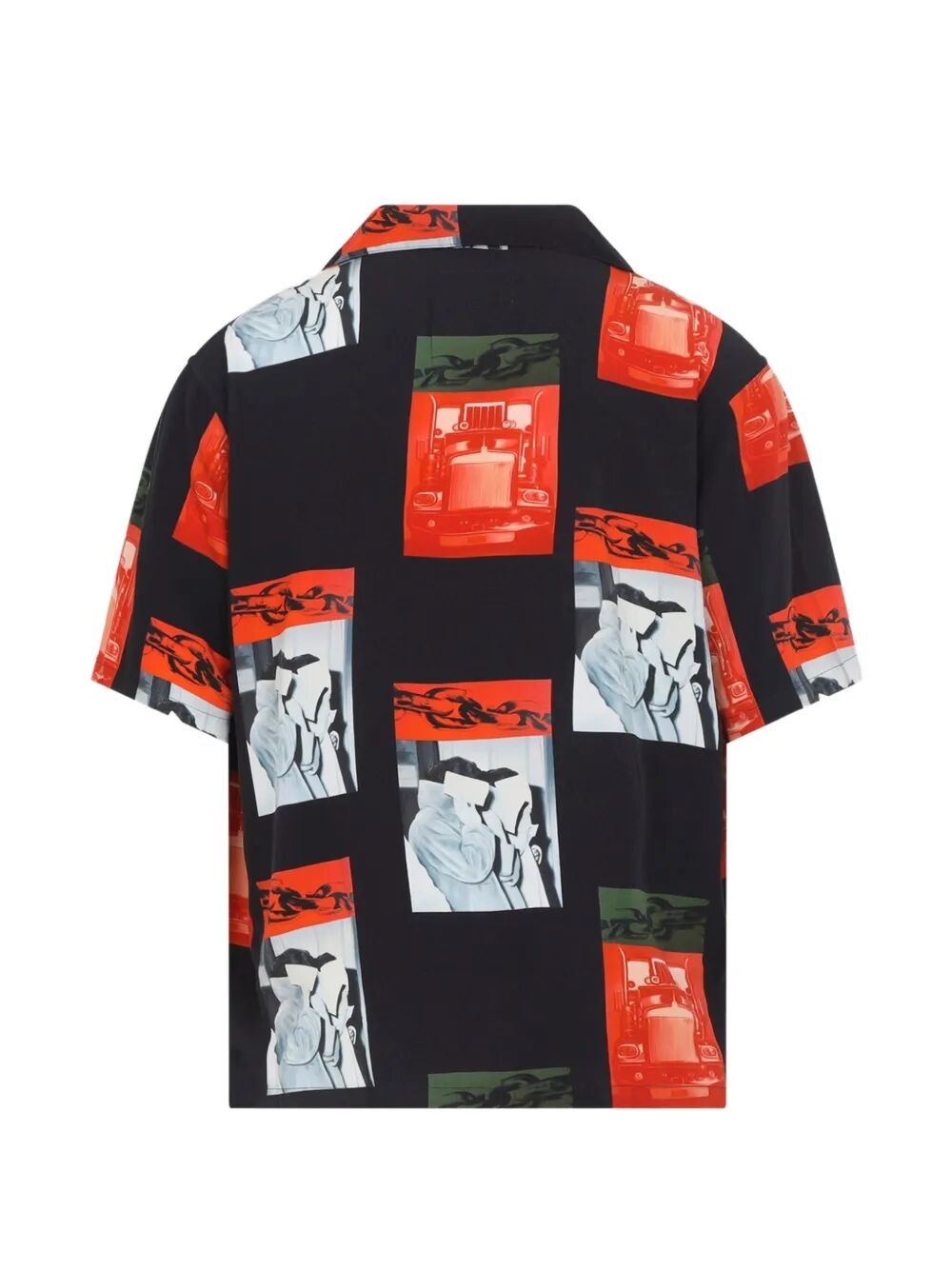 S-s Sean Hamilton Shirt Multicolour Sustainable Viscose Poplin