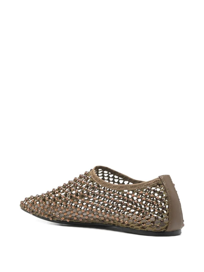Bijoux Ballerina Brown Other Fibres | Tessuto Shoe
