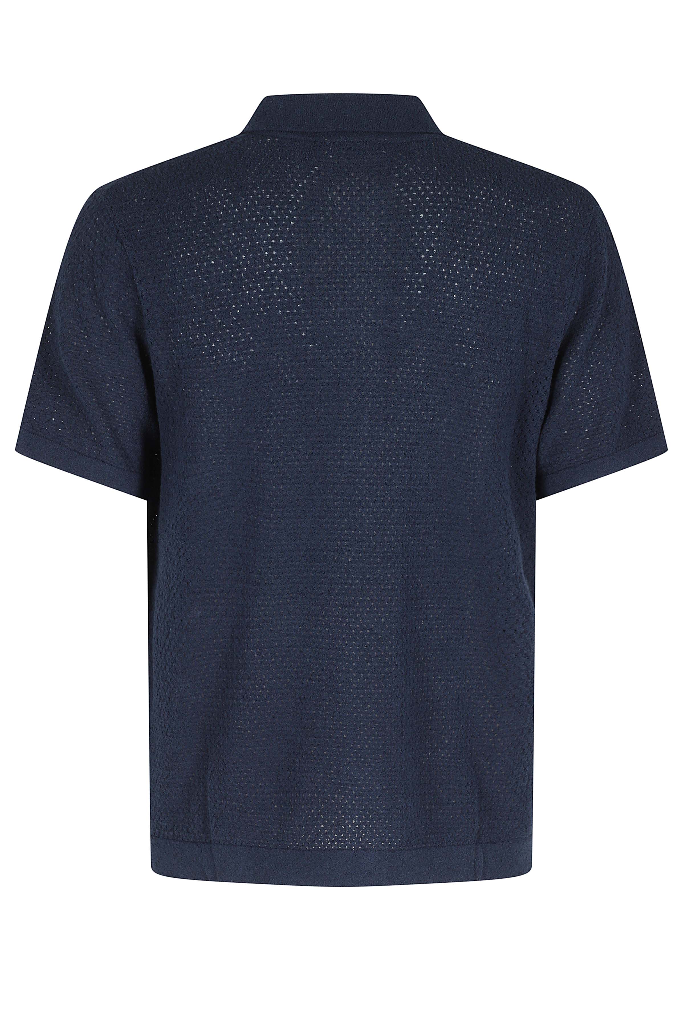 Camicia Mc Puntino Blue Cotone Pl
