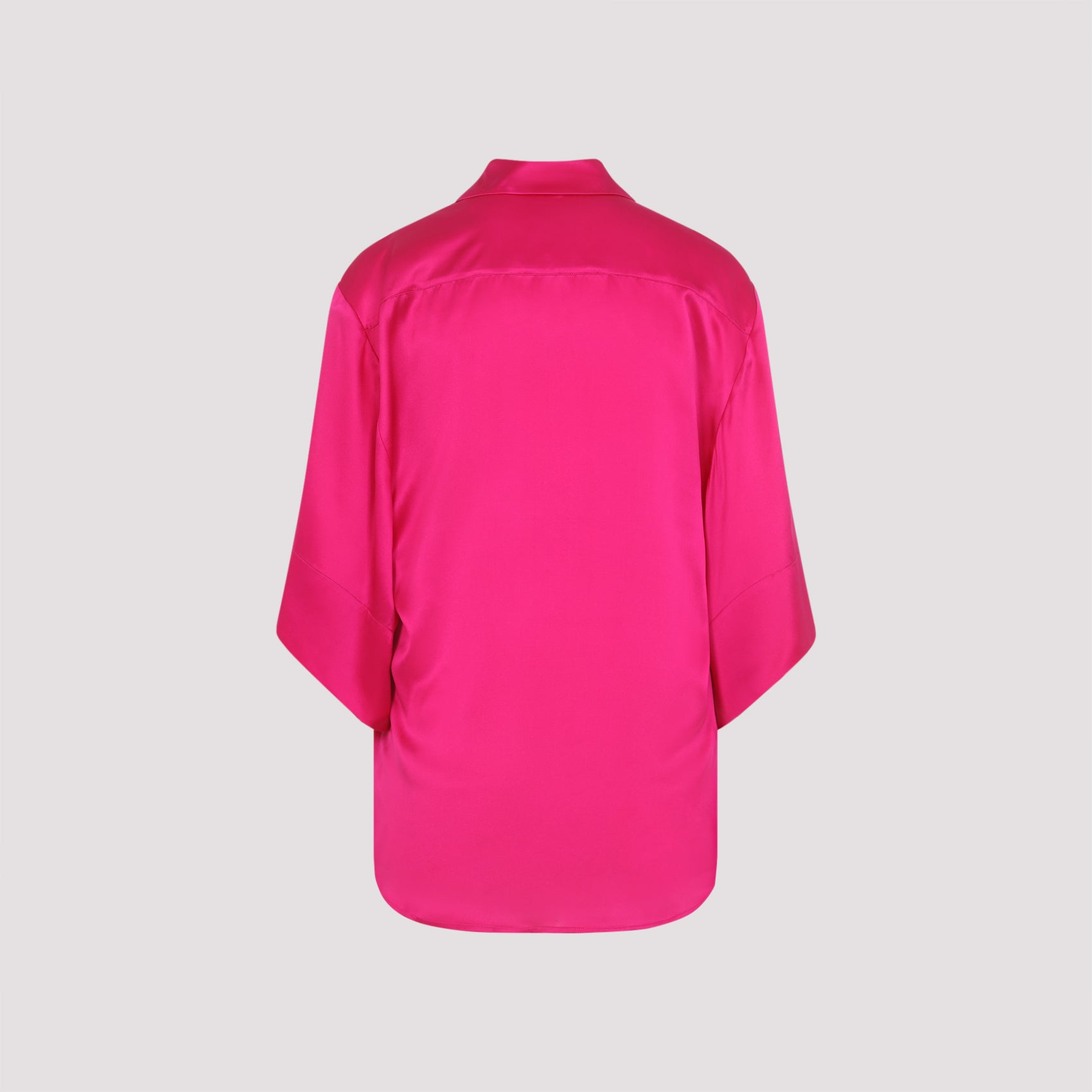 Clea Shirt Pink & Purple Silk