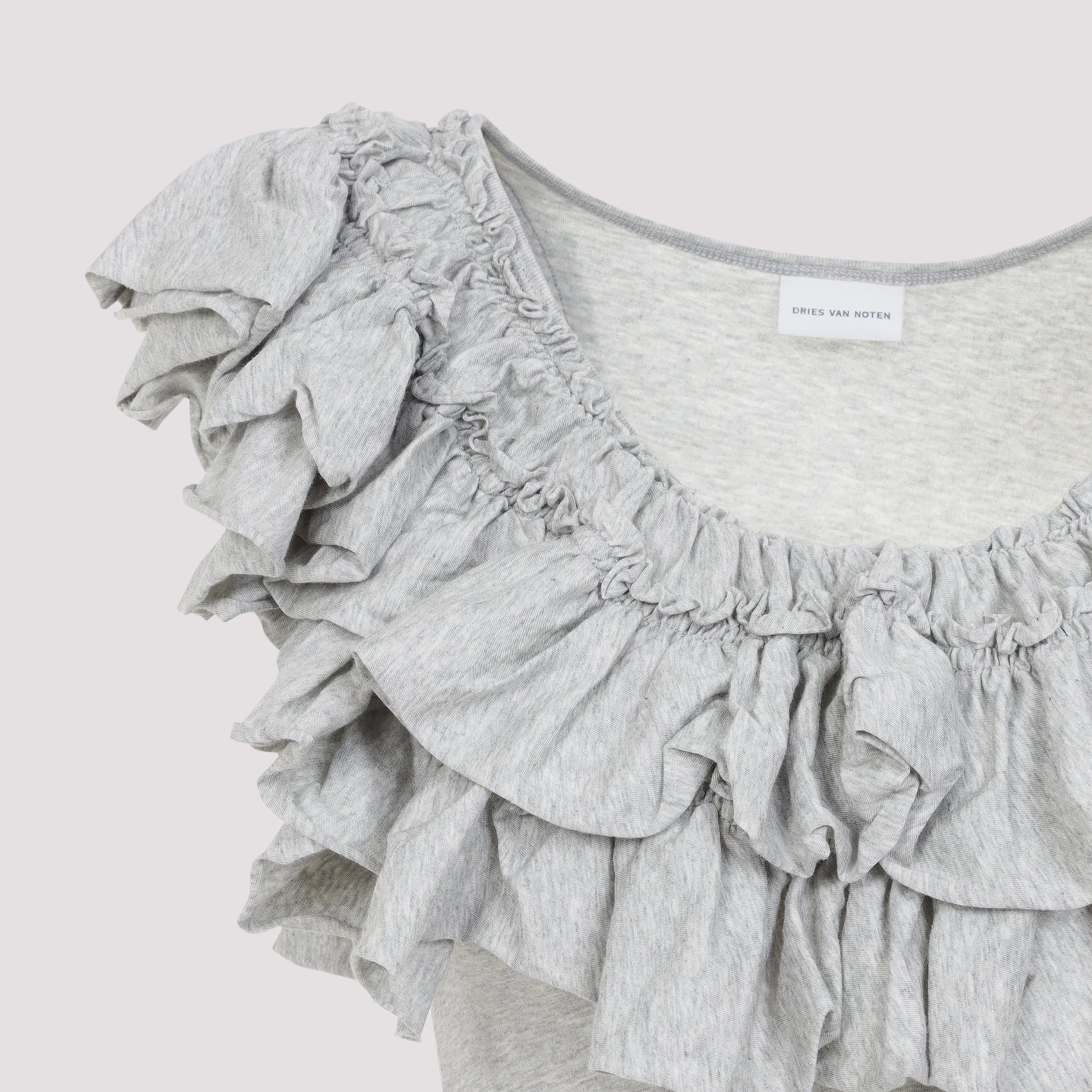 Humza Tank Top Grey Cotton