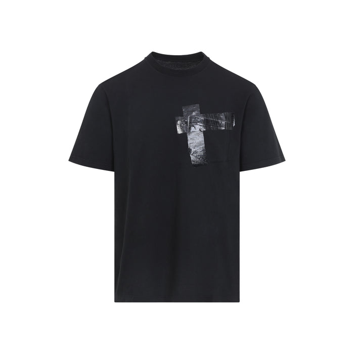 T-shirt Black Cotton Tshirt