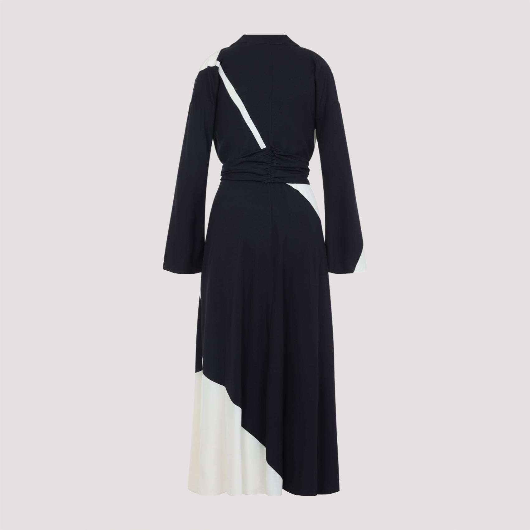 Twill Printed Dress Black Viscose
