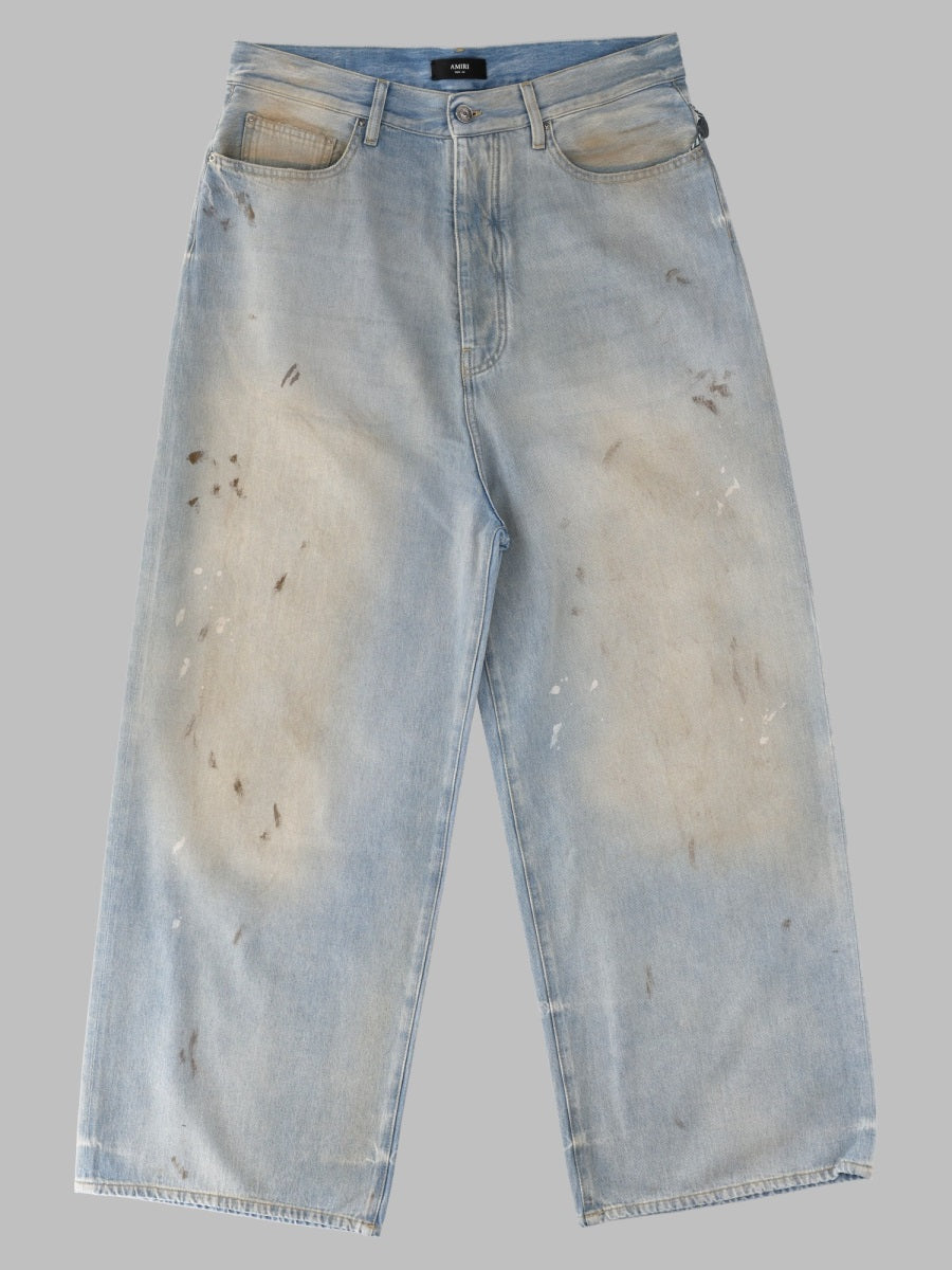 Baggy Jeans Blue Denim Cotton