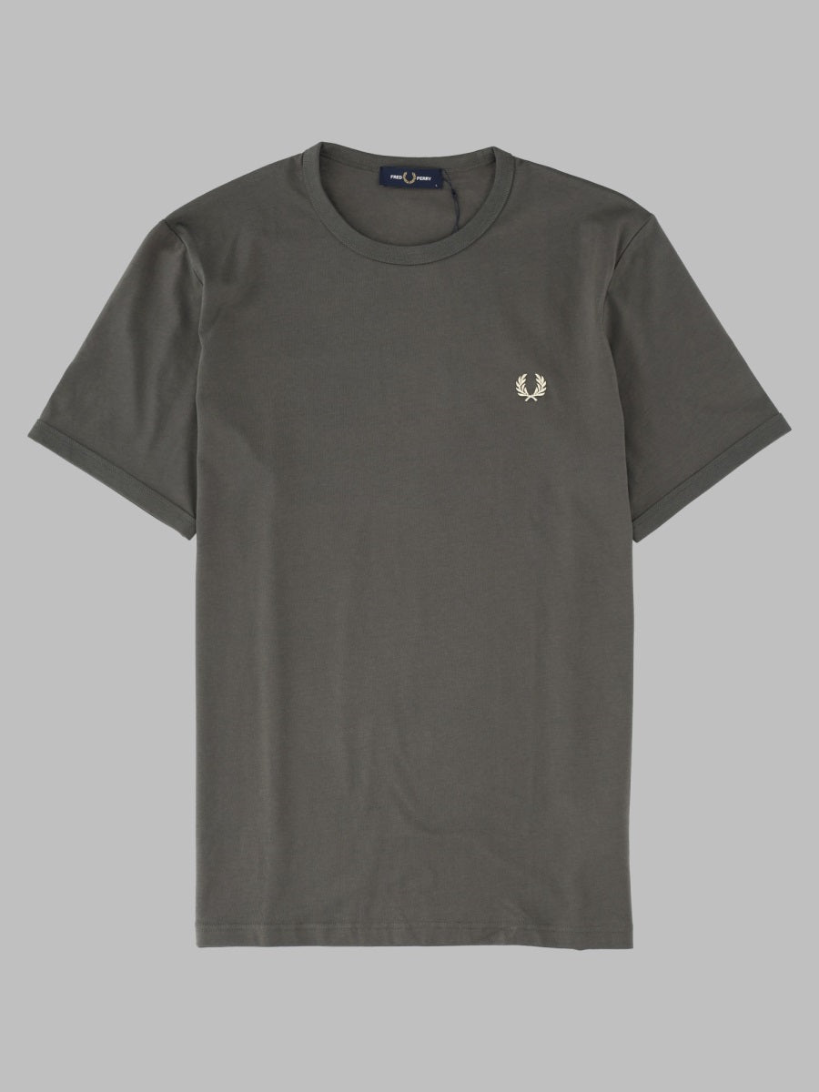 Ringer T-Shirt Charcoal Cotton T-shirts And Polos