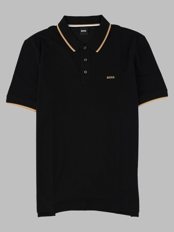 Cotton Polo Shirt Black T-shirts And Polos