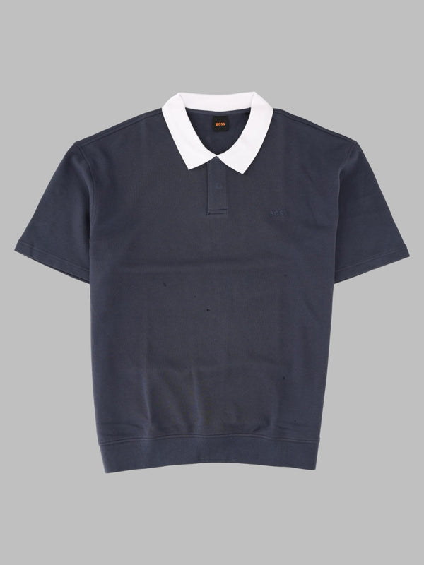 Polo Shirt Edge Blue Cotton T-shirts And Polos