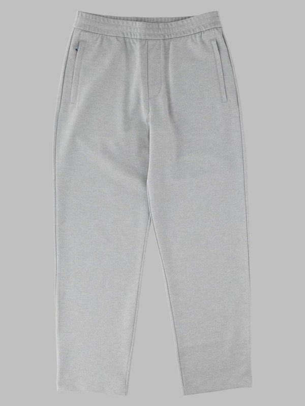Jersey Piquet Trousers Travel Essential Blue Viscose