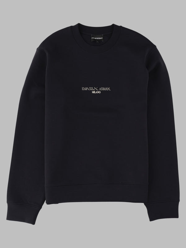 Double Jersey Logo Sweatshirt Multicolour Cotton Sweater