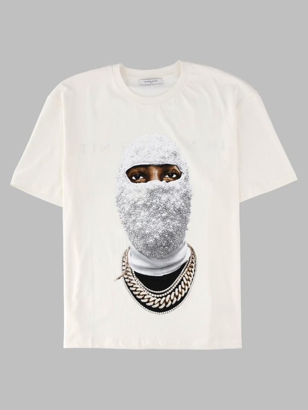 T-Shirt Mask Future White Cotton T-shirts And Polos