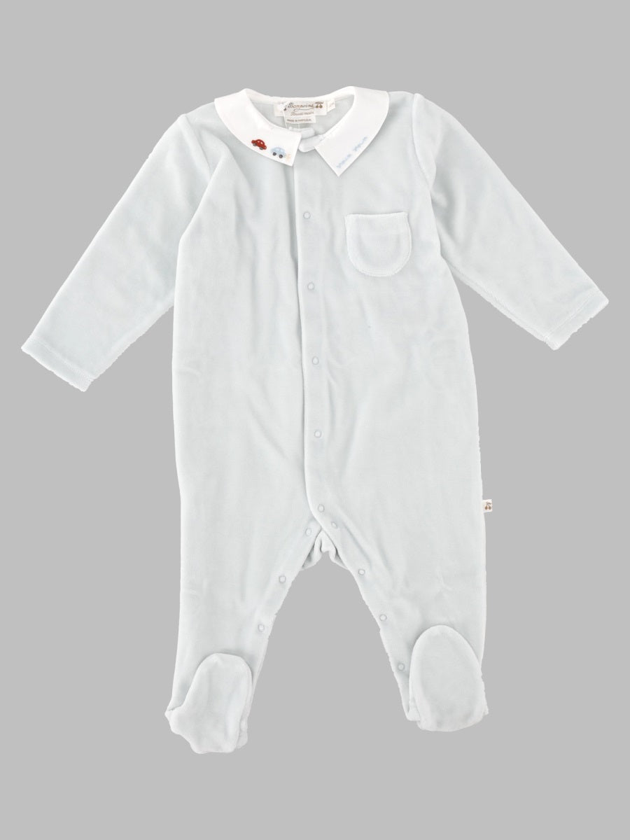 Pajamas Tilouan Baby Blue Cotton Organic Underwear