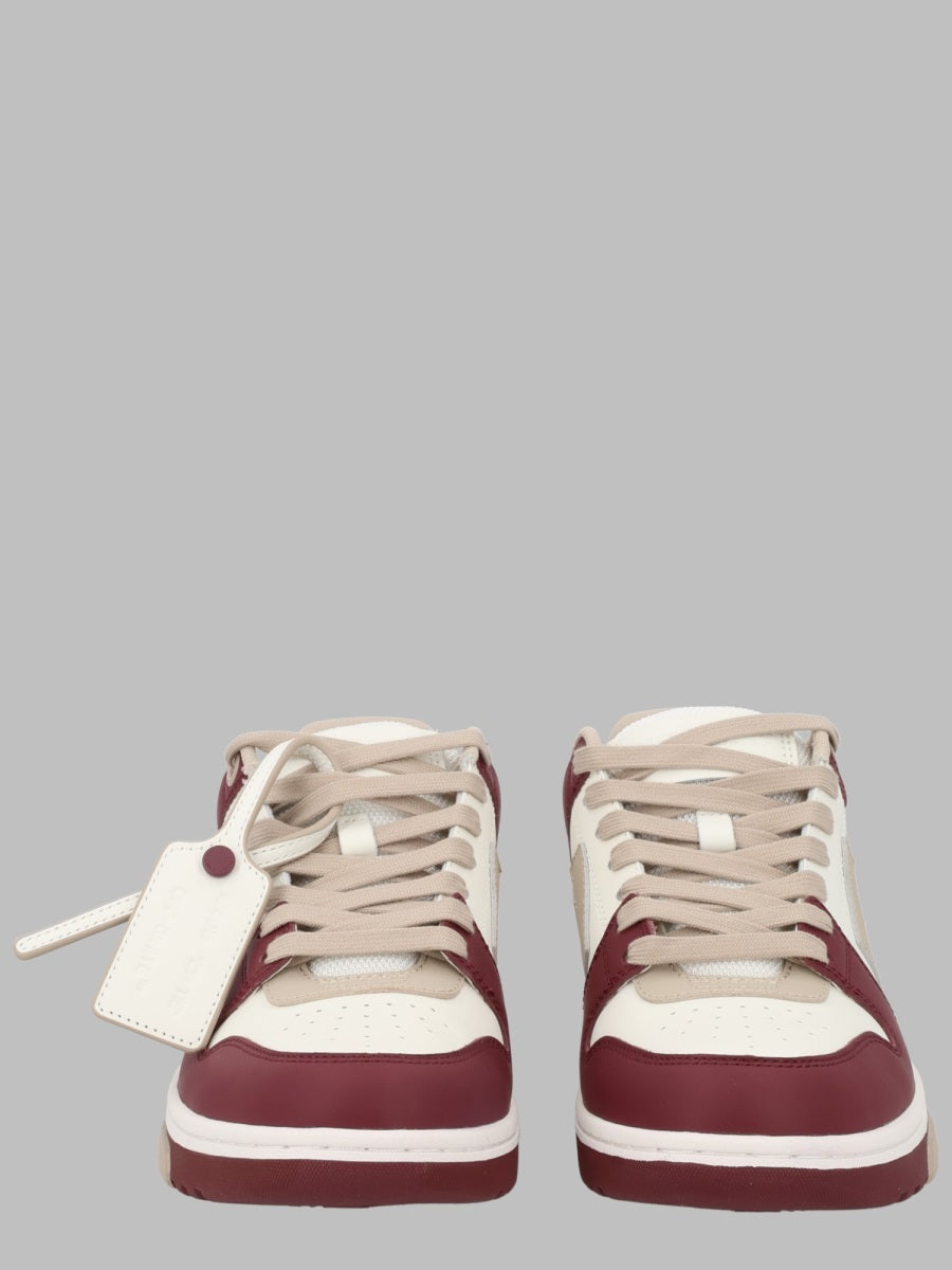 Sneakers Out Of Office Bordeaux Leather Cow