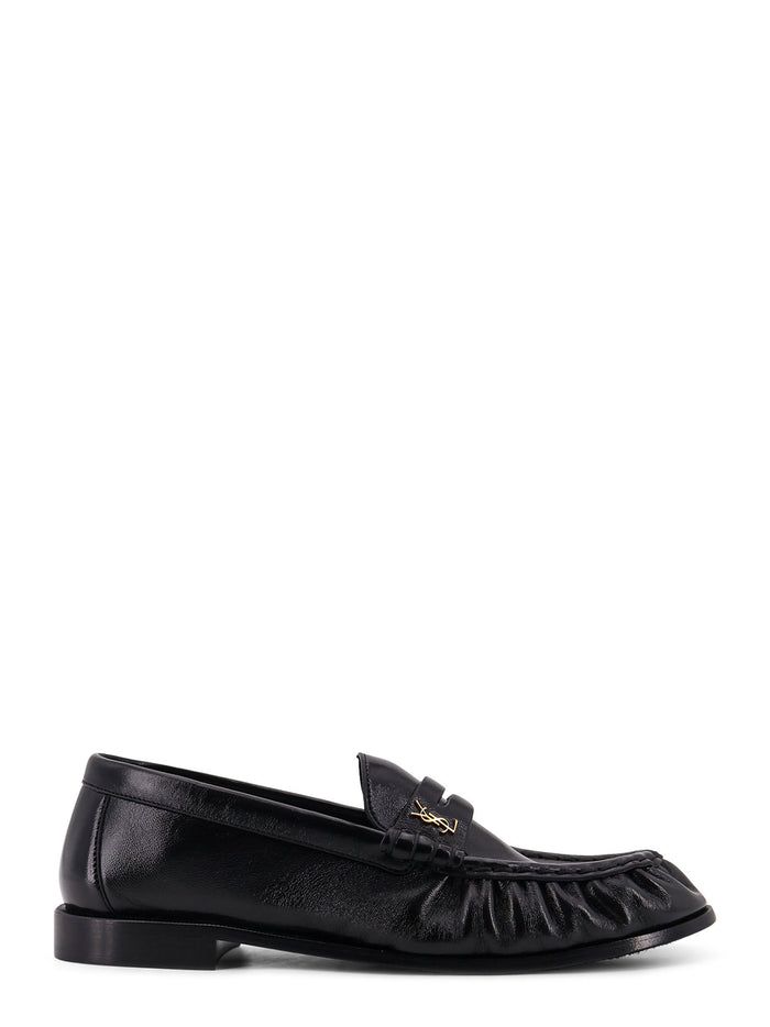 Saint Laurent Flat Shoes Black Pelle