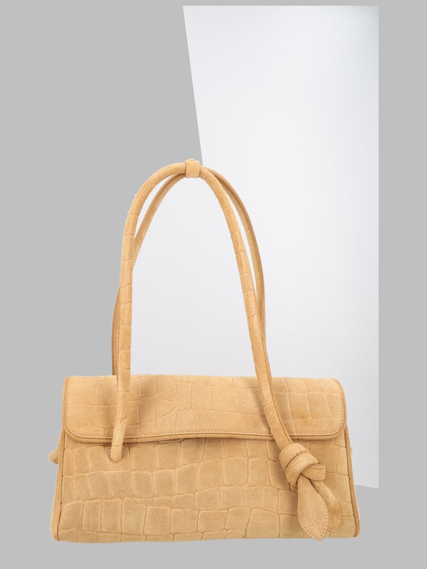 Handbag Le Turismo Long Beige Suede Calf Leather Hand Bags