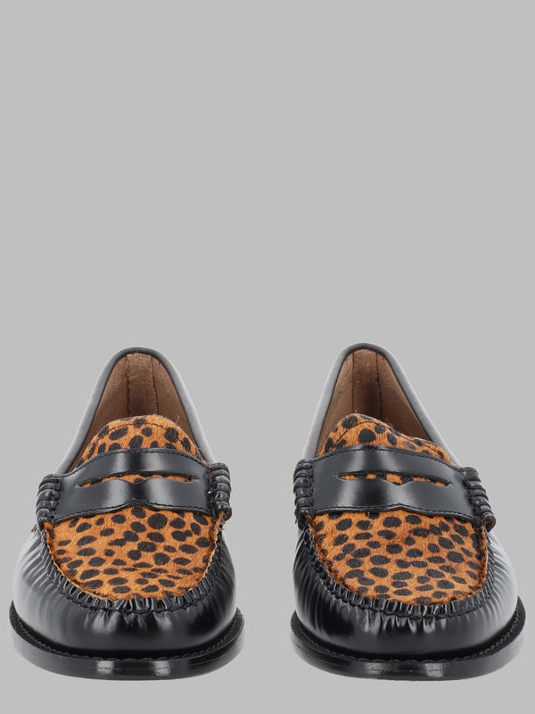 Loafers Weejun Penny Exotic Black Leather Calf