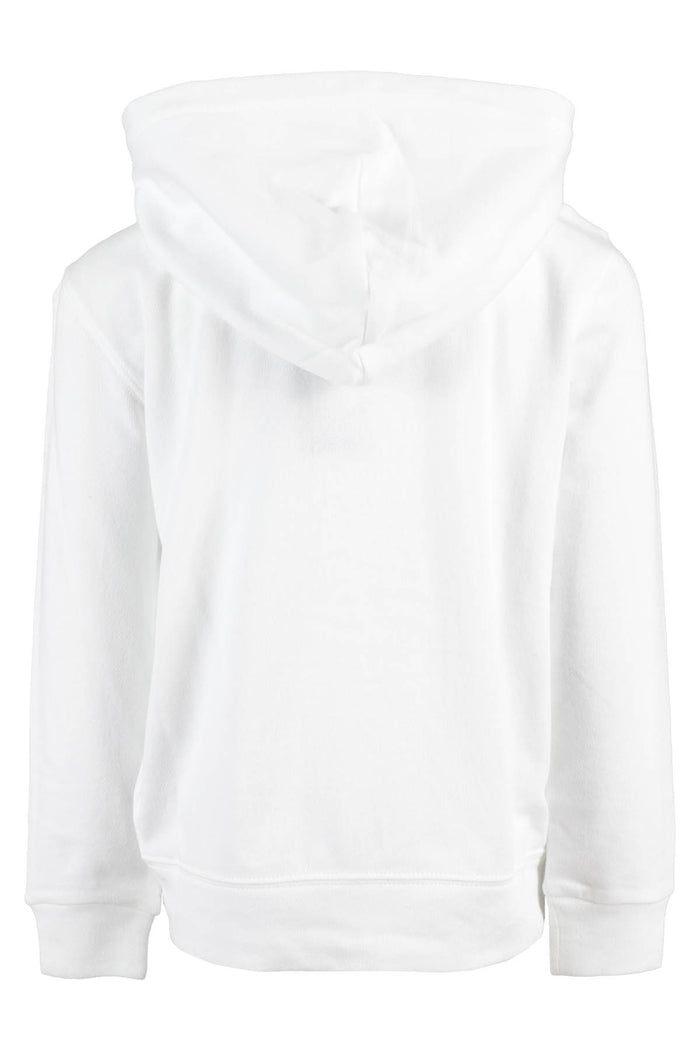 Sweatshirt White Cotone Felpa