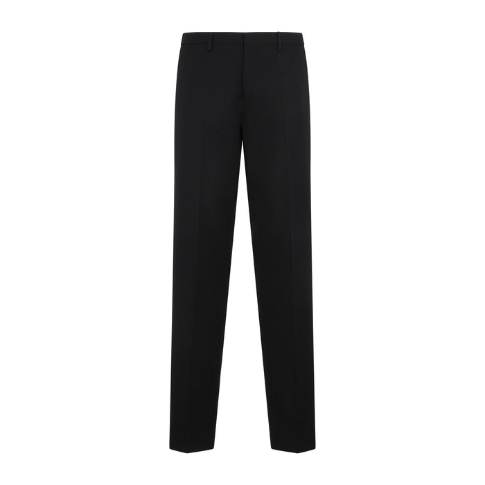 Old Cigarette Pants Black Wool