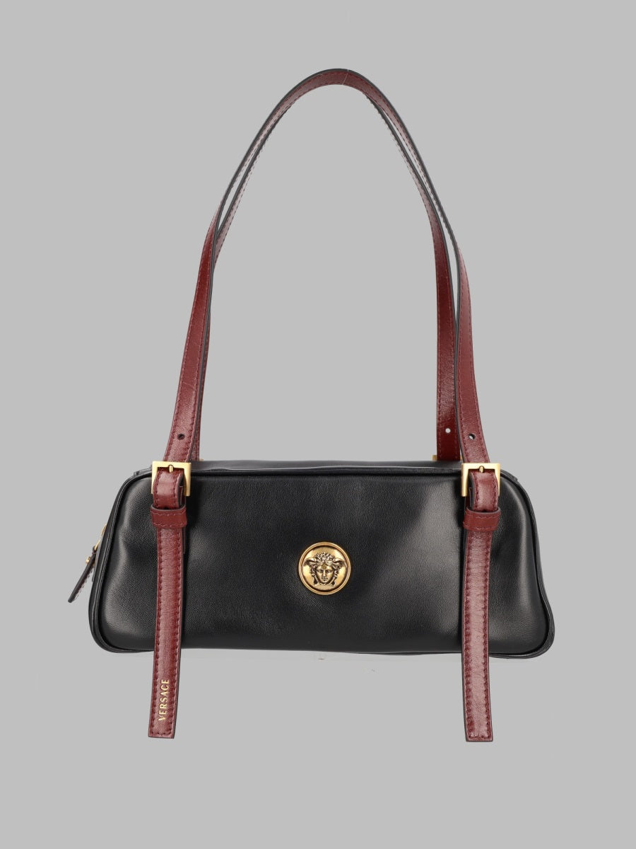 Emblème Bowling Leather Bag Black Lambskin