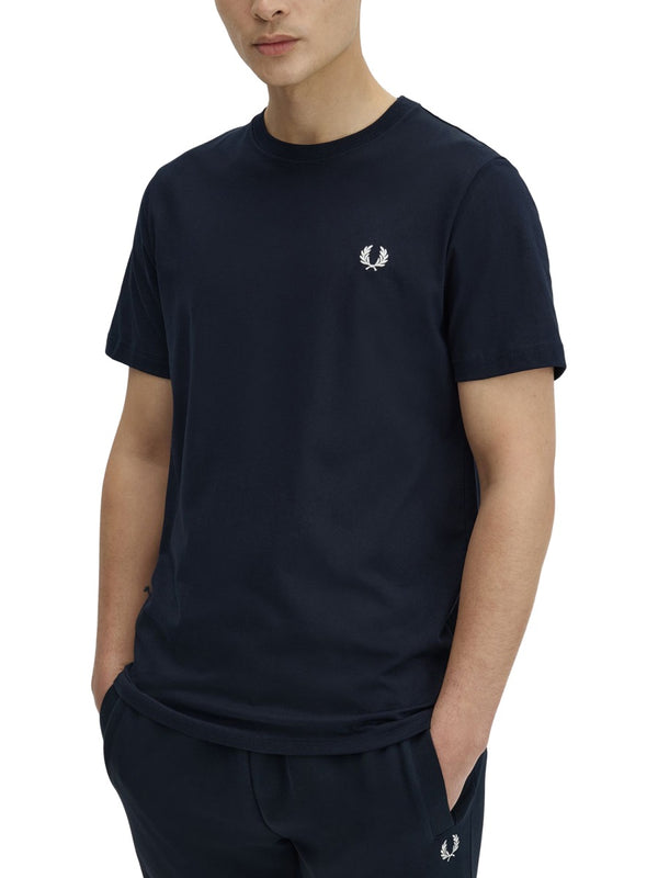 T-Shirt Blue Cotton Logo T-shirts And Polos
