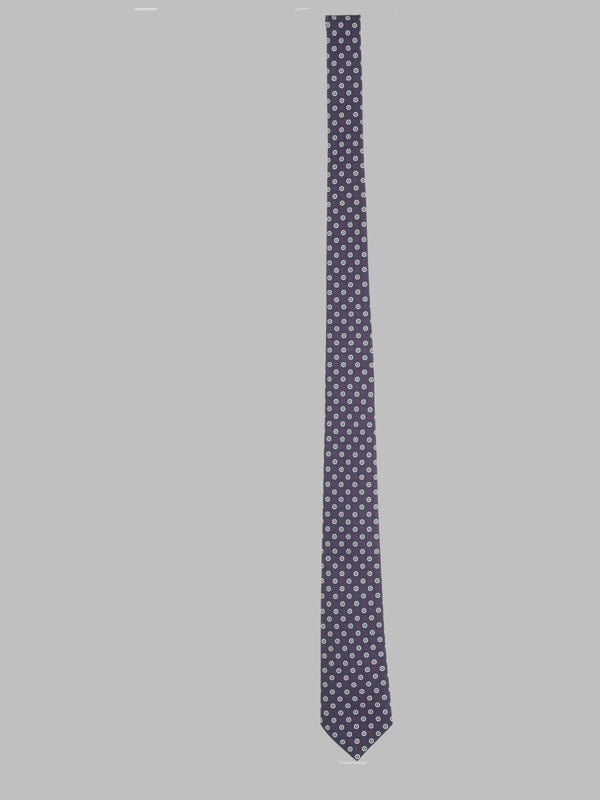Jacquard Silk Tie Blue Ties & Bow
